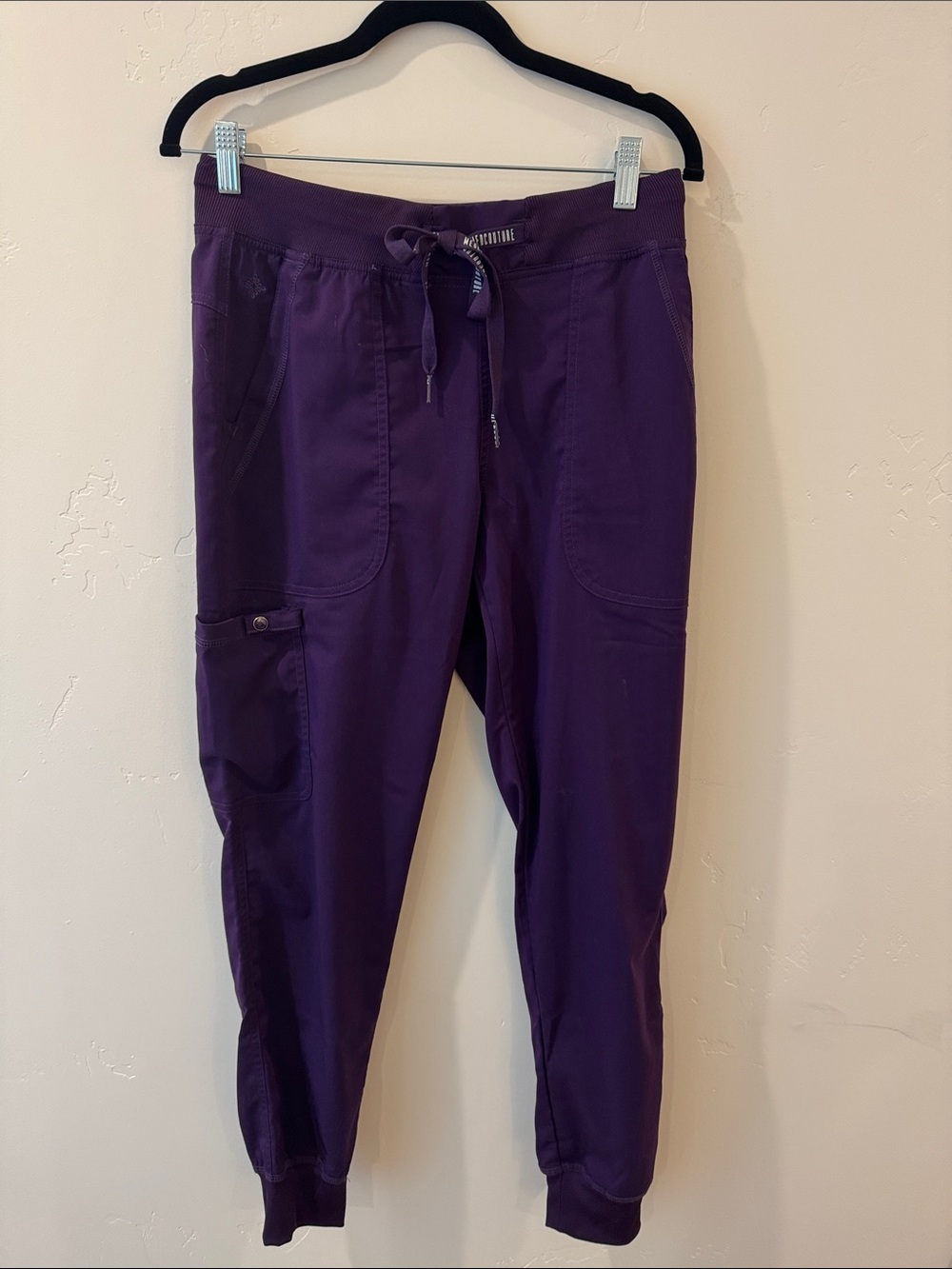 Med Couture purple scrub joggers - Small